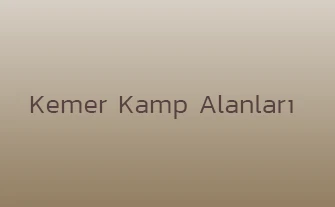 Kemer Kamp Alanları
